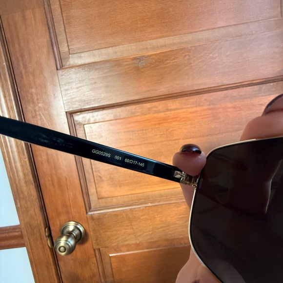 Gucci Brow Bar Aviator Sunglasses 60 mm - Picture 8 of 14